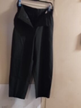 Classic Black High-Waist Trousers